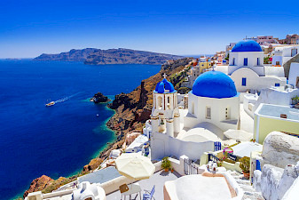 Řecko a Santorini