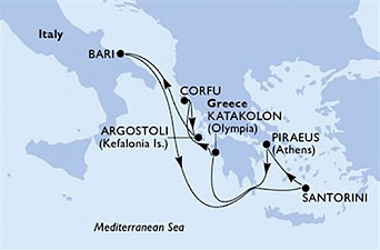 Řecko a Santorini
